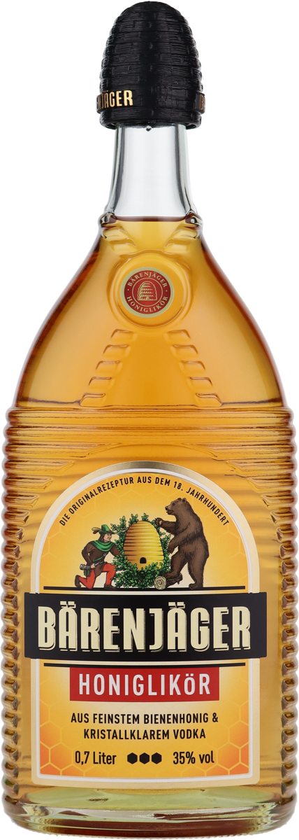 Bärenjäger-Original Bärenfang 35% vol. Honiglikör 0,7 l