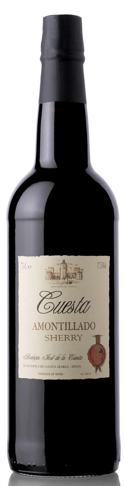 Sherry Cuesta Medium Amontillado Bodegas Jose de la Cuestas 17,5% vol. 0,75 l