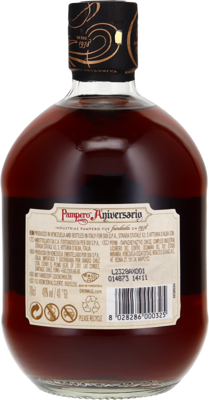 Pampero Aniversario Venezuela Rum 40% vol. Flasche 0,7 l
