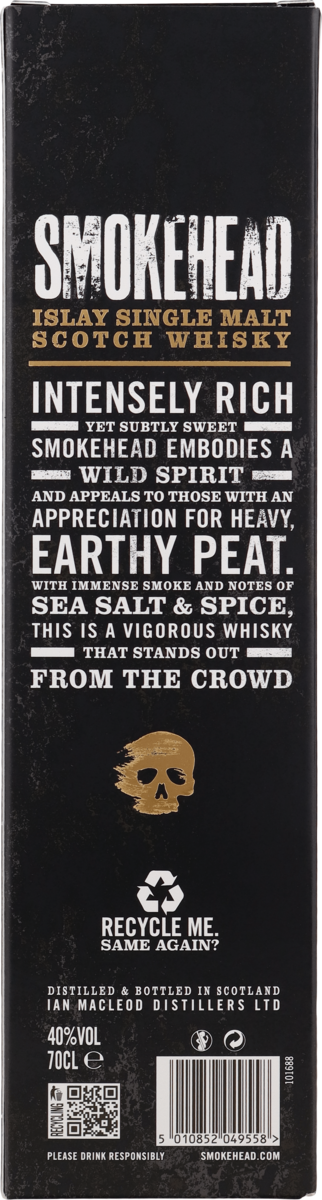 Smokehead Peated 43% vol. Scotch Islay Malt Whisky 0,7l