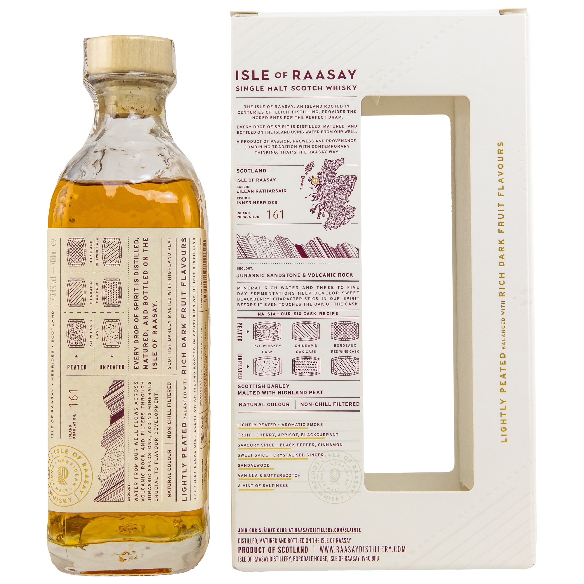 Isle of Raasay Single Malt Whisky  0,7l 46,4% vol.