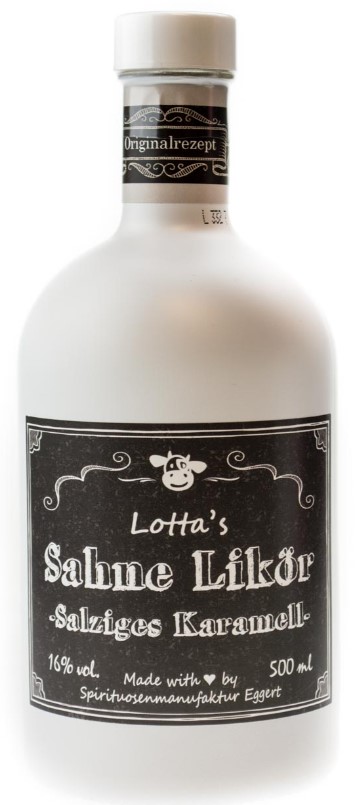 Lotta's Sahne Likör -Salziges Karamel- 16% vol. 0,5l