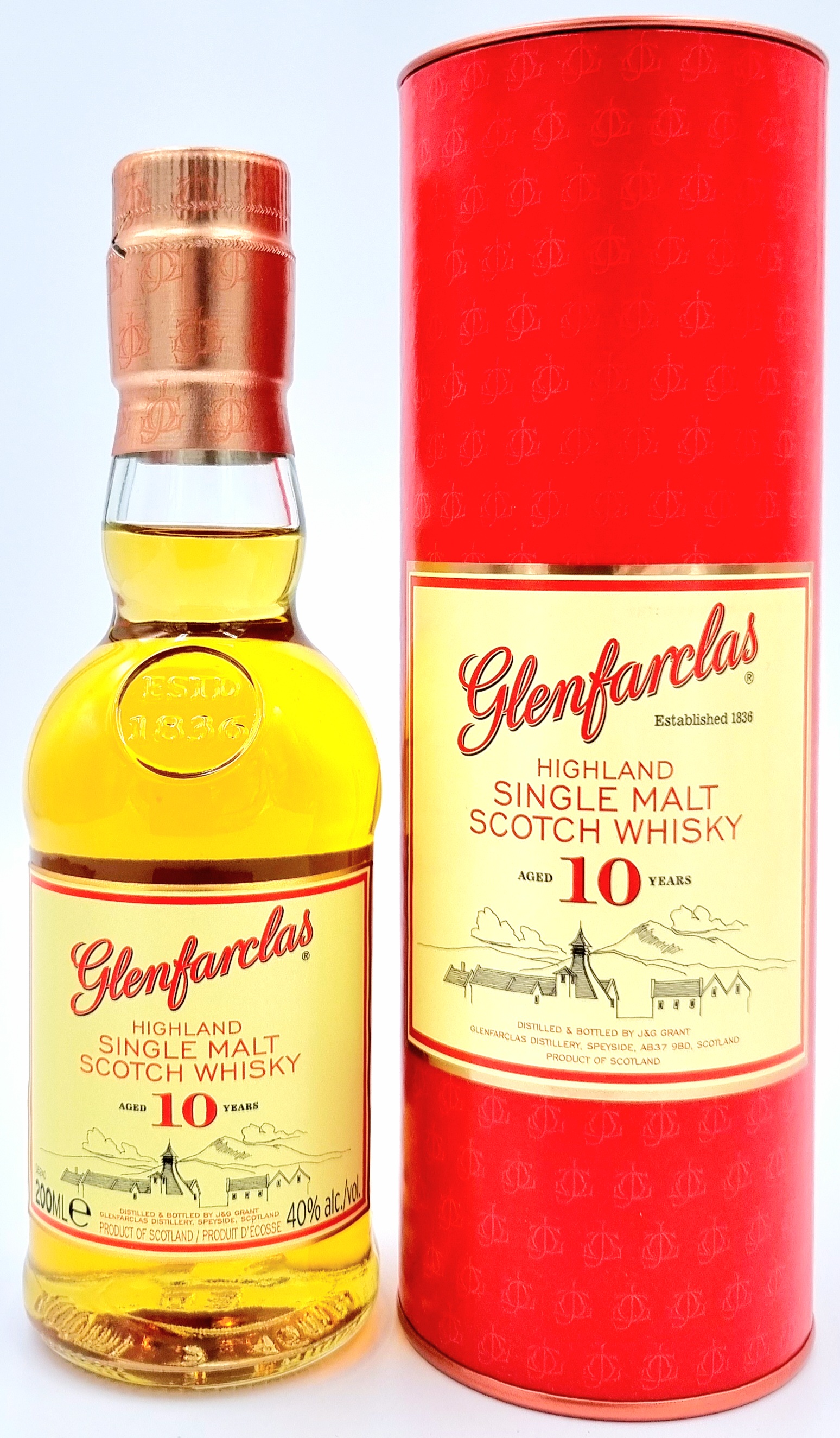 Glenfarclas 10 Jahre 40% vol. Highland Single Malt 0,2 l