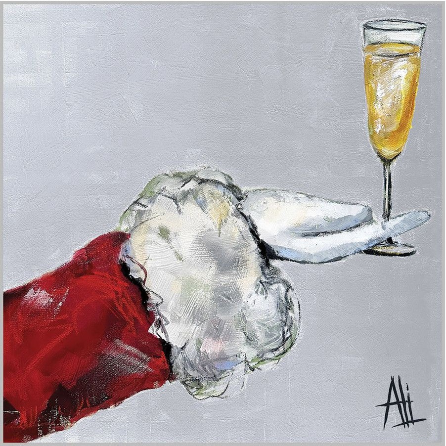 PPD Design Serviette "Cheers to Santa" 12,5x12,5cm Stk.