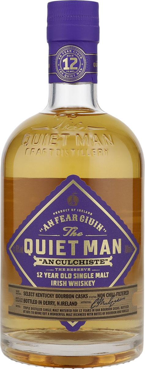 Quiet Man 12 Jahre Irish Single Malt Whiskey 46% vol. 0,7 l