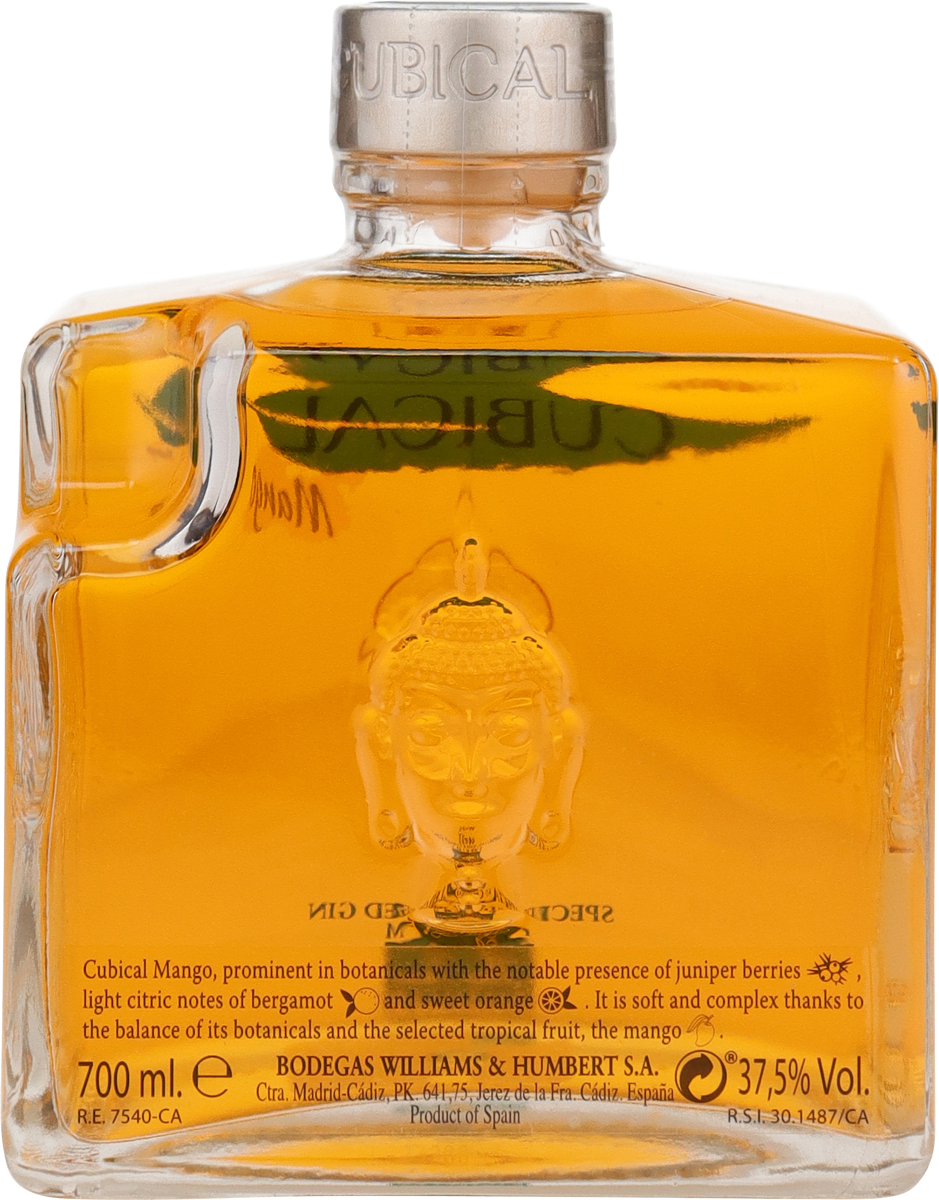 Cubical Premium Special Distilled Mango Gin 37,5% vol. 0,70l