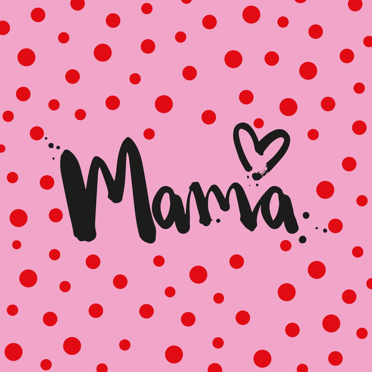 PPD Design Serviette "Mama" 16,5x16,5cm Stk.
