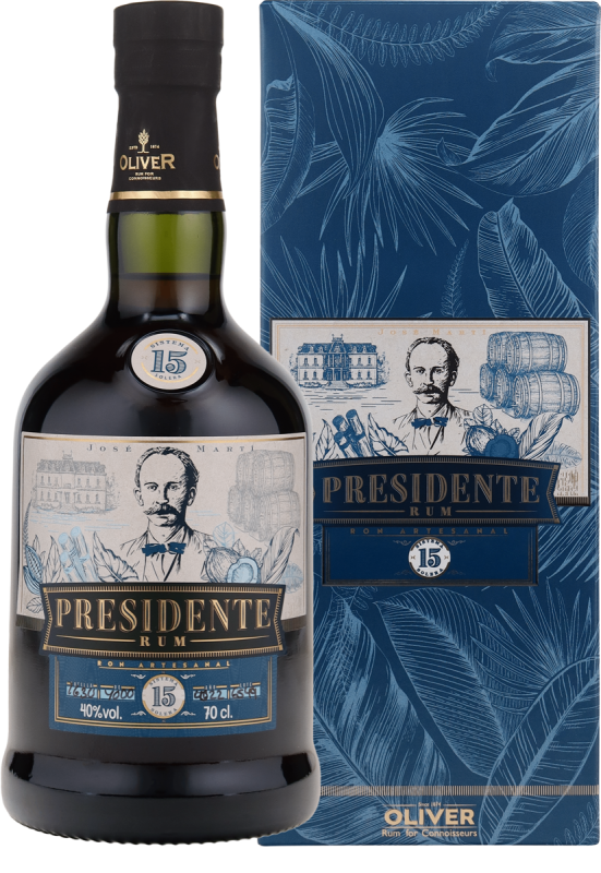 Presidente 15 Jahre Solera Rum 40% vol. 0,7L