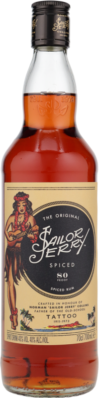 Sailor Jerry Rum 40% vol. Spiced Vanilla 0,7 l