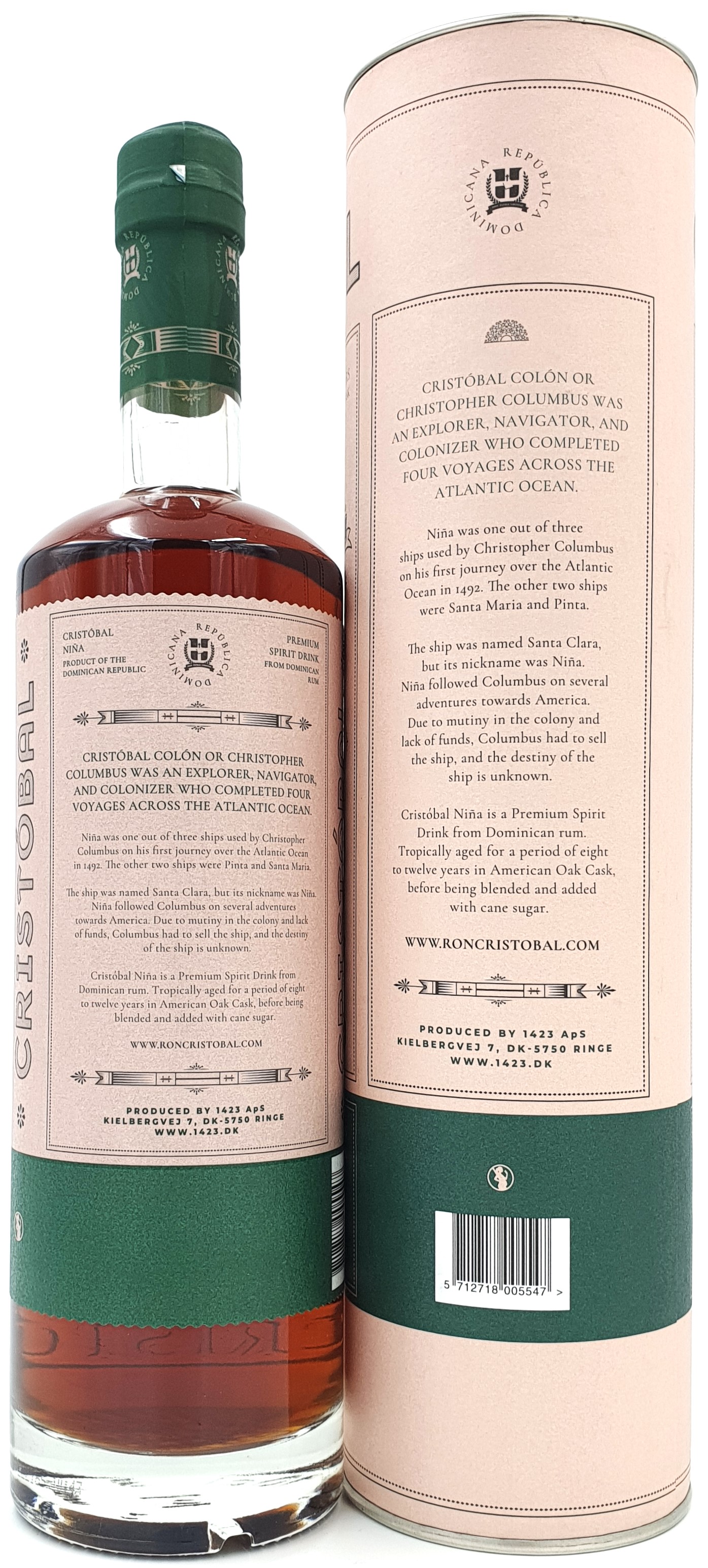 Ron Cristóbal Nina 8-12 Jahre 40% vol. 0,7 l