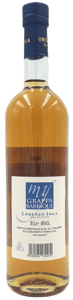 Lorenzo Inga "My Grappa Barrique" Antica Porta di Gavi 40% vol. 0,7 l