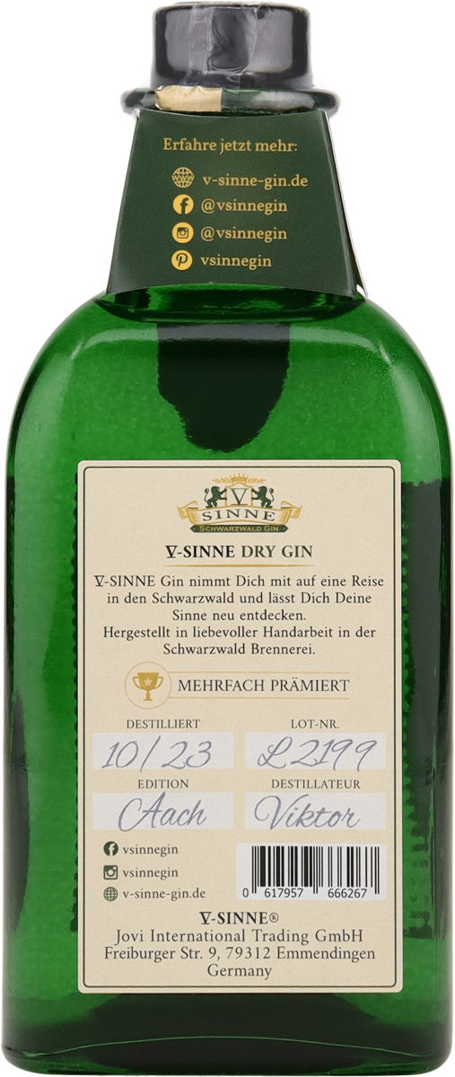 V-Sinne Gin 45% vol. 0,5l