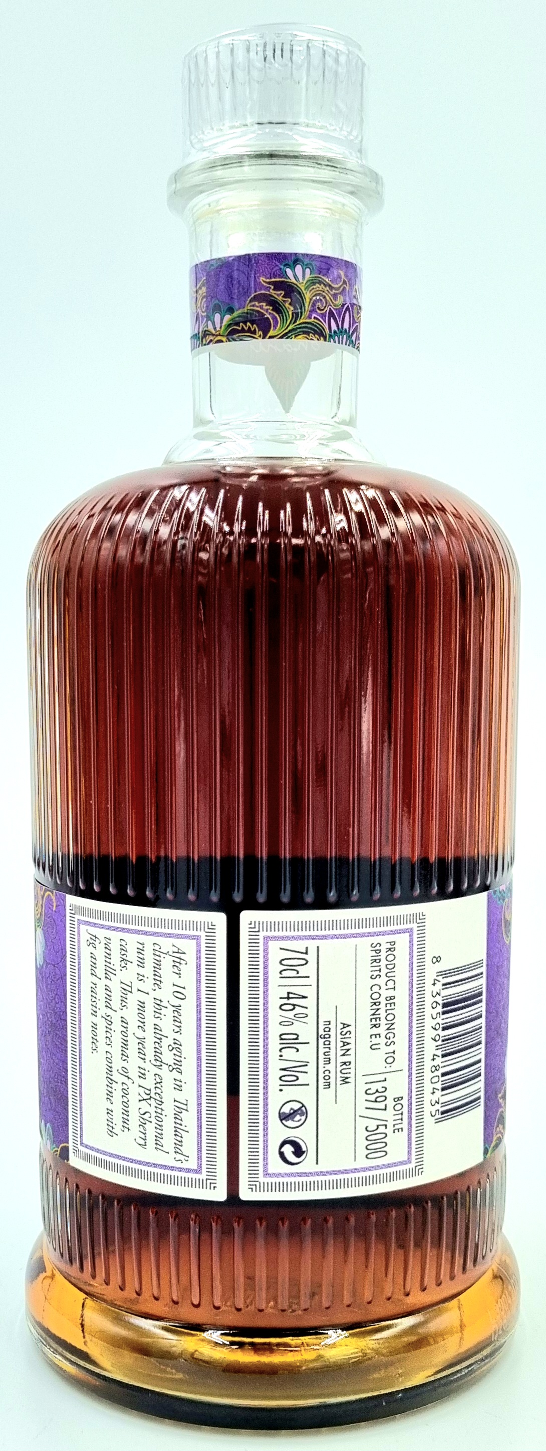 Naga Shani Thailand Rum PX Cask Finish 46%vol. 0,7 l