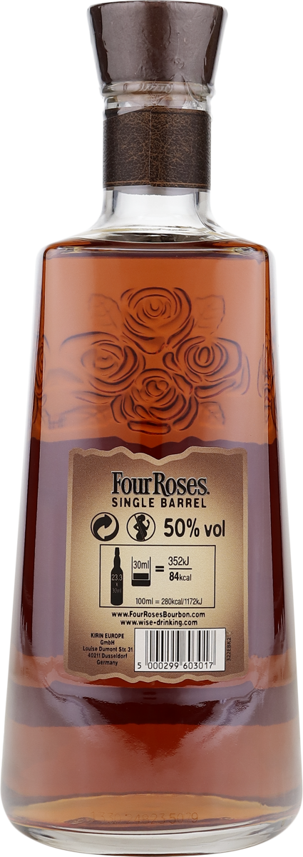 Four Roses Single Barrel 50% vol. Kentucky Bourbon Whiskey 0,7 l