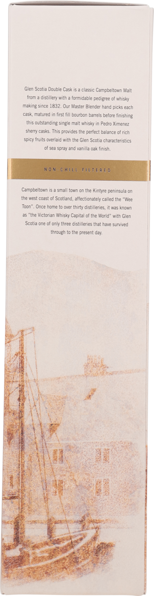 Glen Scotia Double Cask 46%vol. Finished in PX Cask, Single Malt Whisky 0,7l