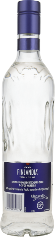 Finlandia Vodka 40% vol. Vodka of Finland 0,7 l