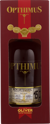 Opthimus 15 Jahre Res Laude 38% vol. Rum der Dominikanischen Republik 0,7 l