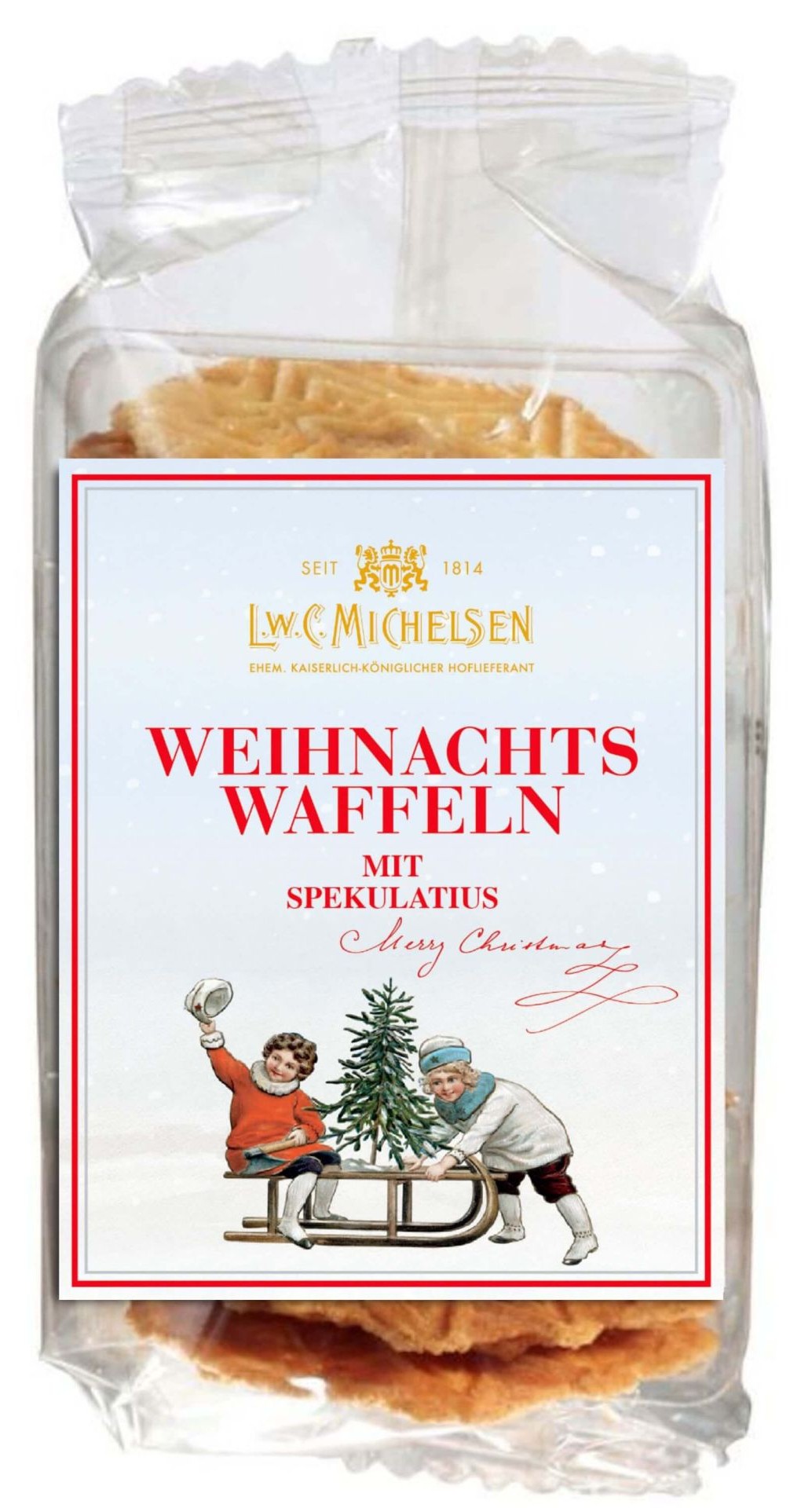 L.W.C. Michelsen Weihnachts-Waffeln mit Spekulatiusgewürz 150 g