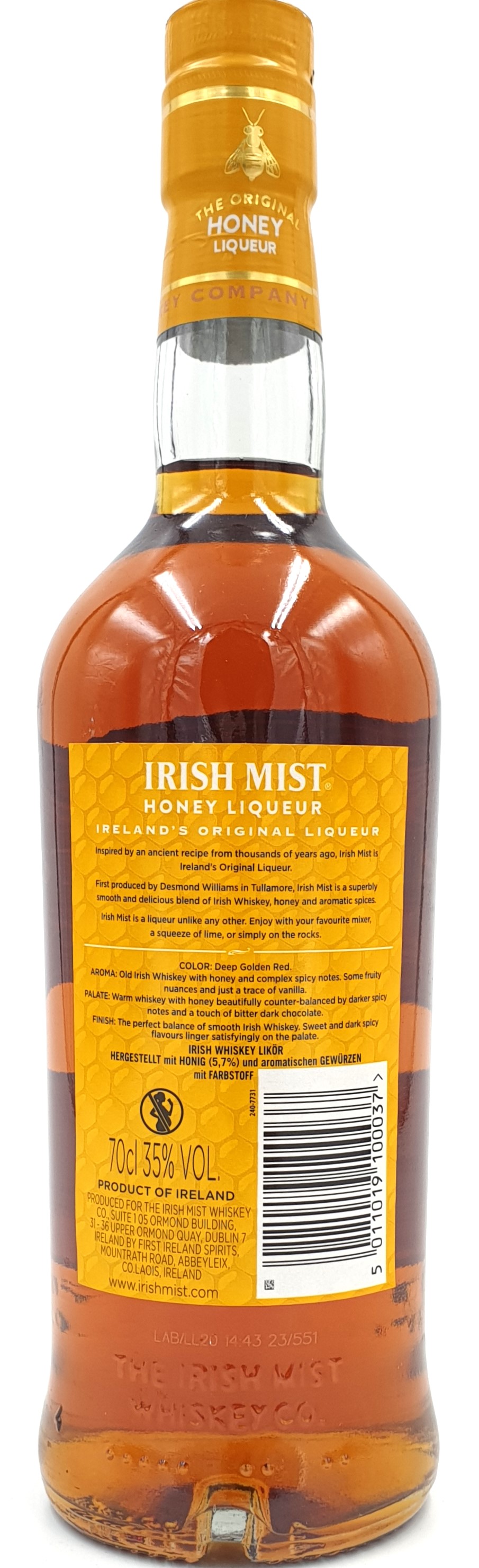 Irish Mist Liqueur 35% vol. Whisky-Honig 0,7 l