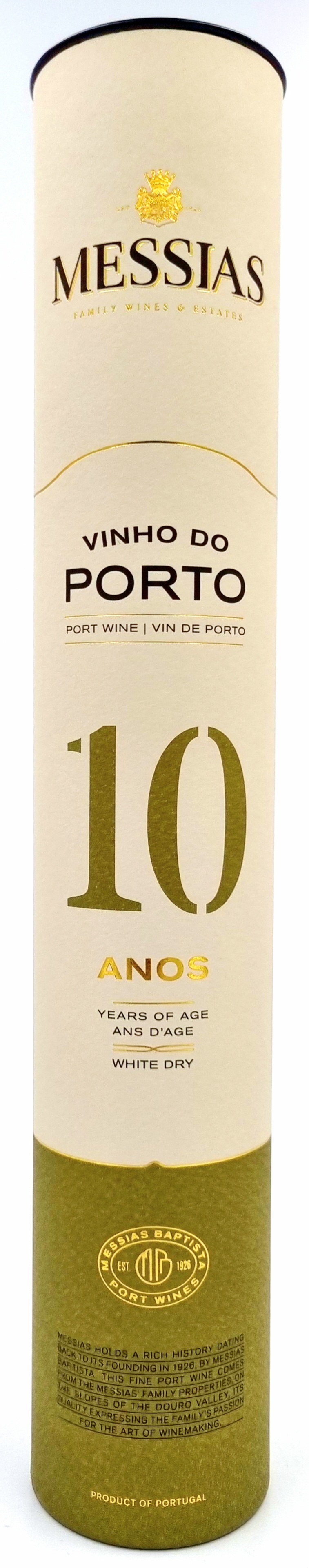 Portwein Messias Anos 10 White Dry 0,5 l