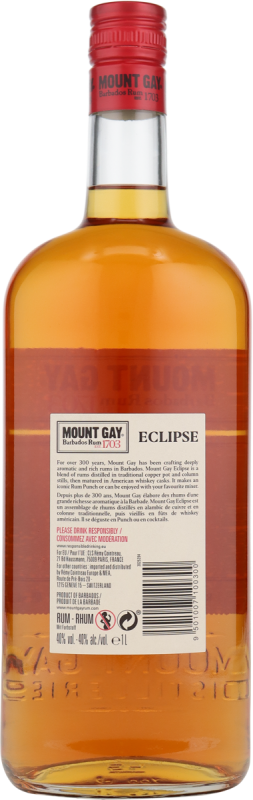 Mount Gay Eclipse 40% vol. Barbados Rum 1,0 l