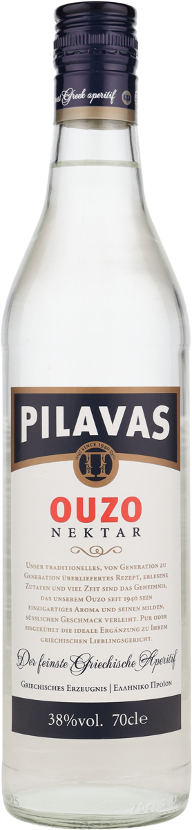 Ouzo Nektar Pilavas 40% vol. 0,7 l