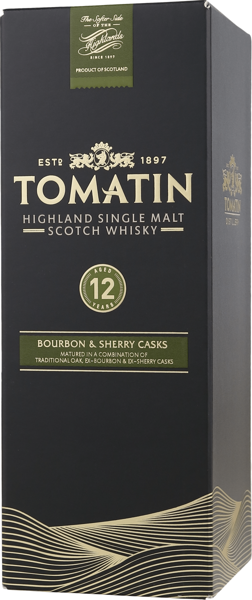 Tomatin 12 Years 43% vol. Highland Single Malt Whisky 0,7l