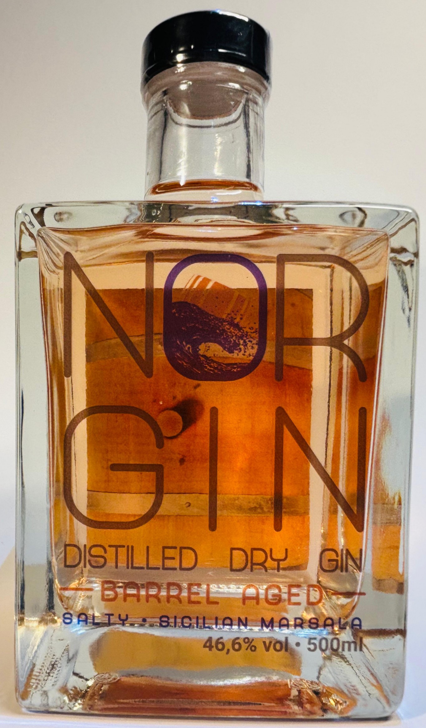 NORGIN Salty Barrel Aged Gin Sicilian Marsala 46,6% vol. 0,5 l