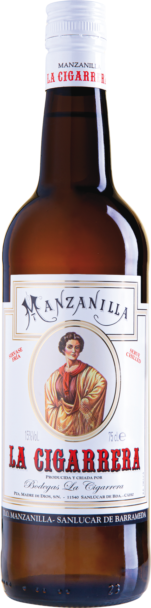 Bodega la Cigarrera Sherry Manzanilla Spanien 15% vol. 0,75 l