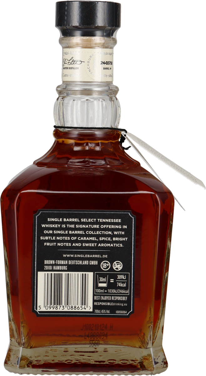 Jack Daniel's Single Barrel Tennessee Whiskey 45% vol. 0,7 l