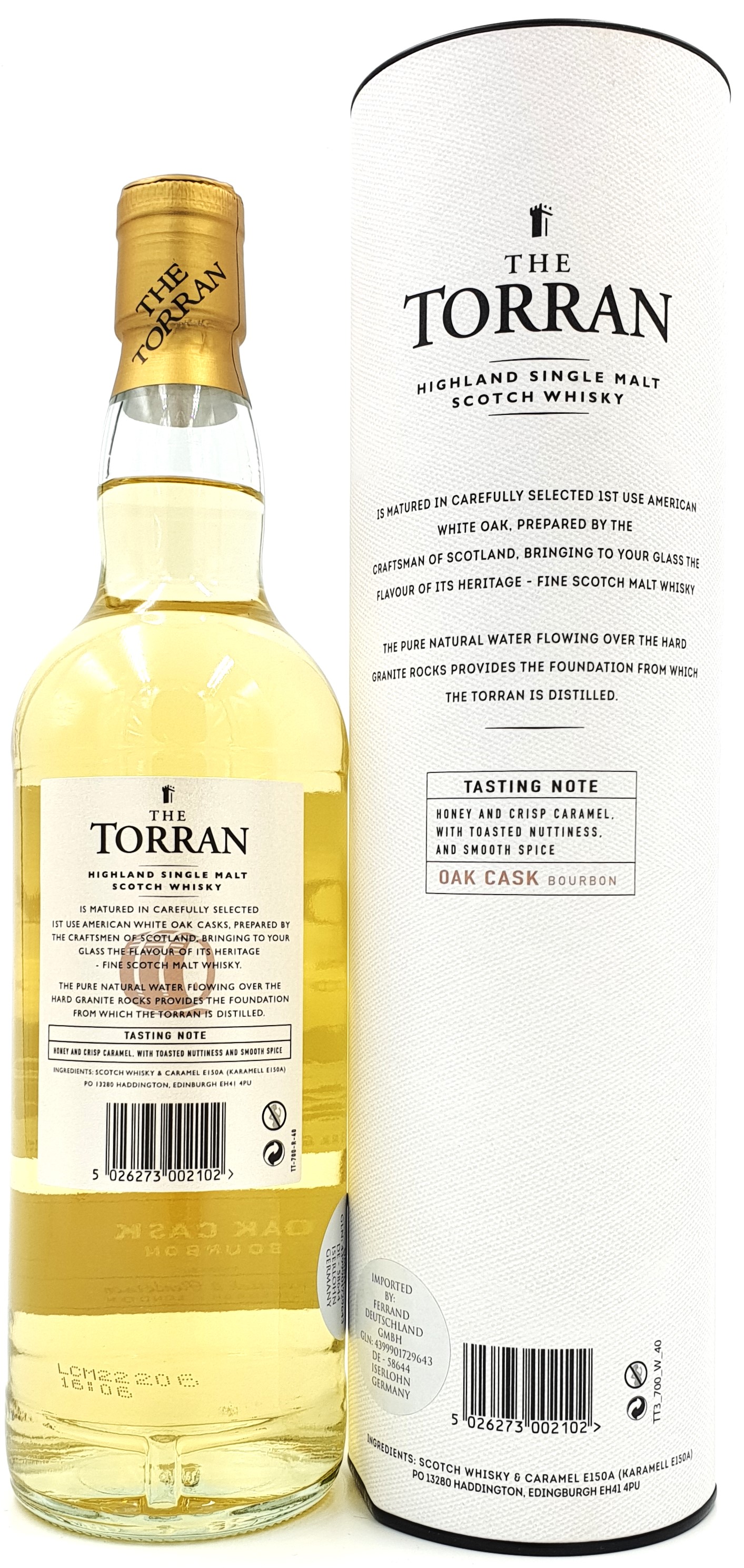 The Torran Highland Single Malt Scotch Whisky 40% vol. 0,7l