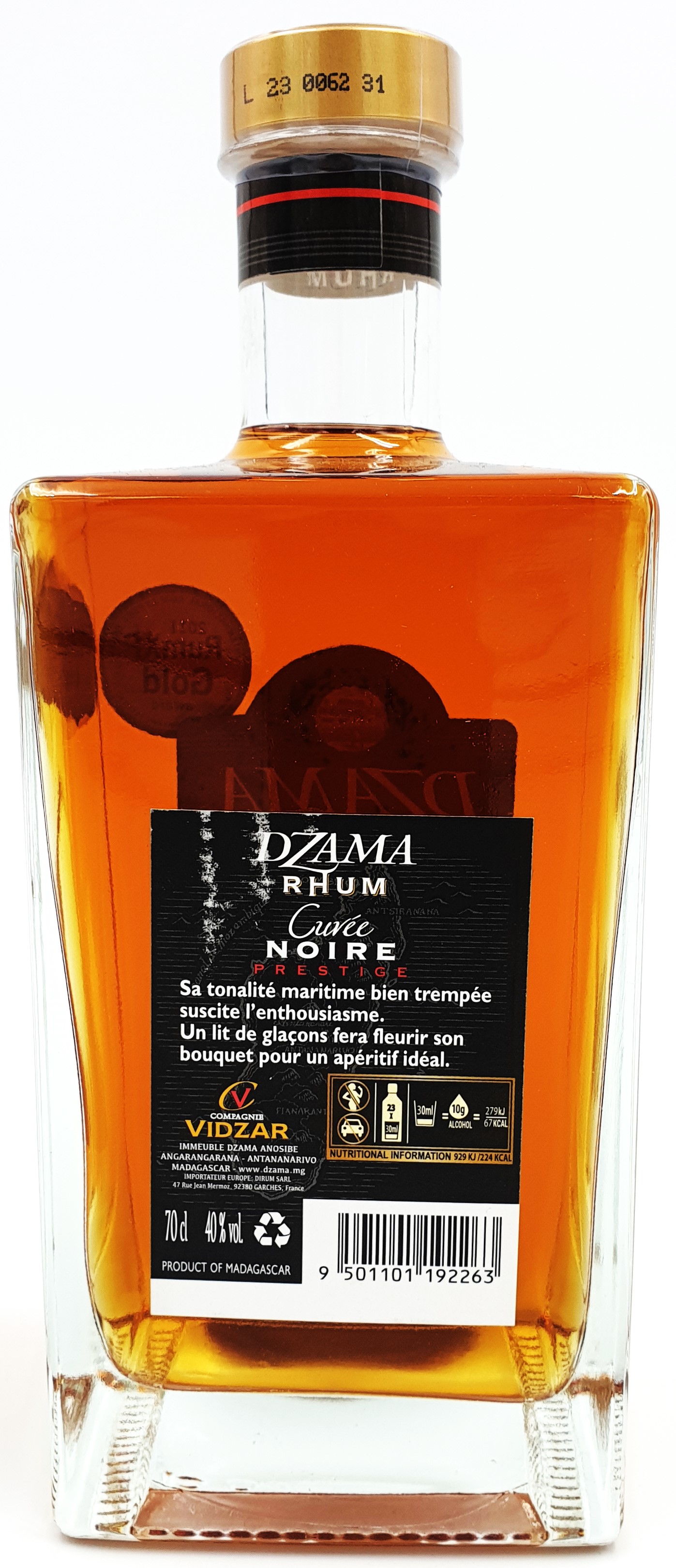 Dzama Cuvee Noire Prestige 40% vol. 0,7L