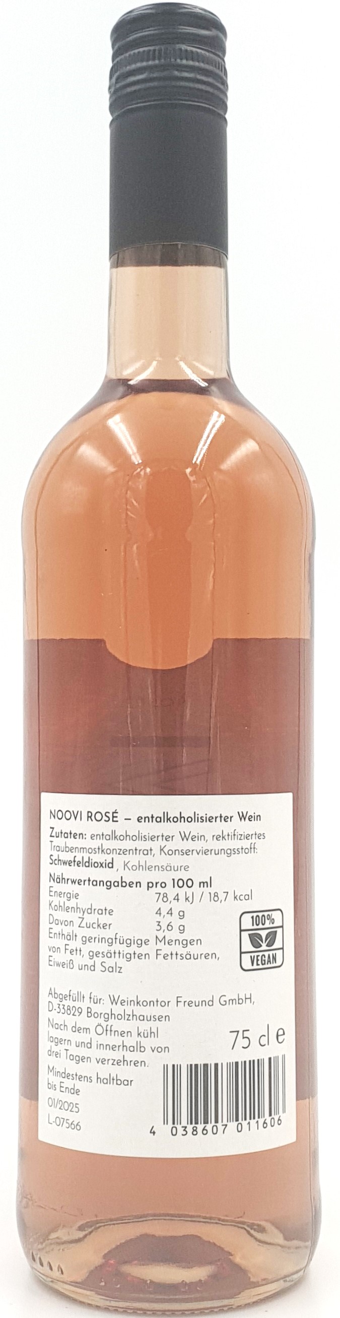 NOOVI Rosé - alkoholfreier Wein Spanien 0,75 l