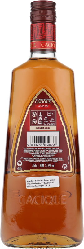 Cacique Ron Anejo Superior 37,5% vol Rum aus Venezuela 0, 7 l