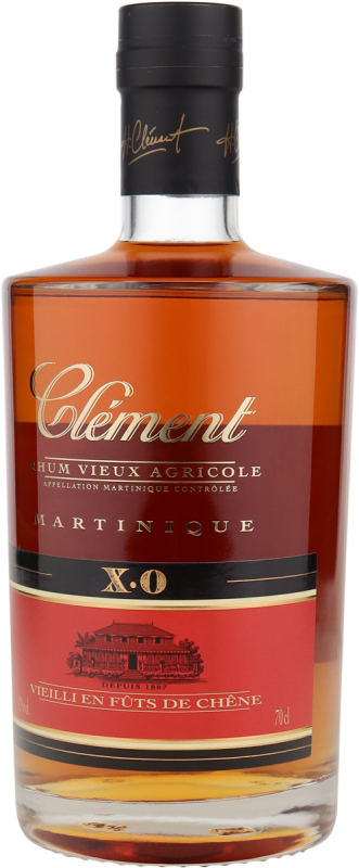 Rhum Clément Vieux XO 42% vol. Rhum Agricole A.O.C. Martinique