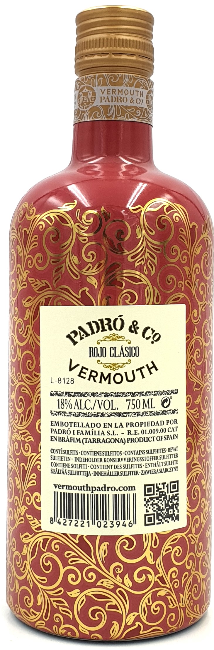 Padro & Co. Rojo Classico Vermouth 18% vol 0,75l