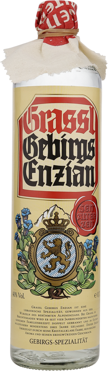 Grassl Gebirgs - Enzian 40% vol. bayerische Spezialität 0,7 l