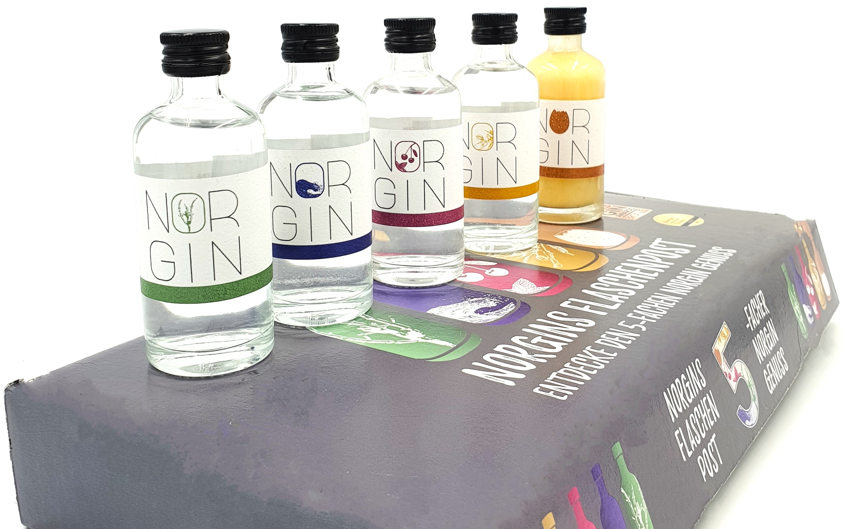 NORGIN Probierbox Gin 22,5-43% vol. Stk.