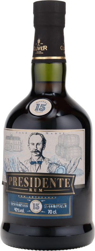 Presidente 15 Jahre Solera Rum 40% vol. 0,7L