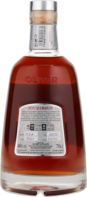 Quorhum 12 YO 40%vol. Dominikanische Republik 0,7L