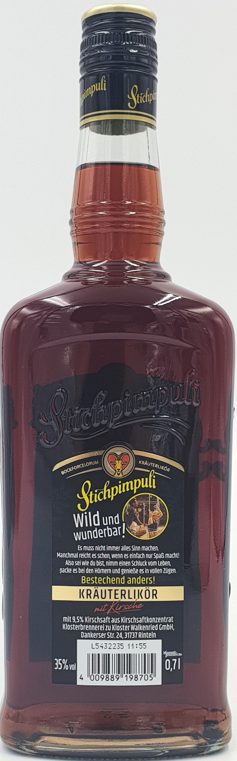 Stichpimpulibockforcelorum 35% vol. 0,7 l