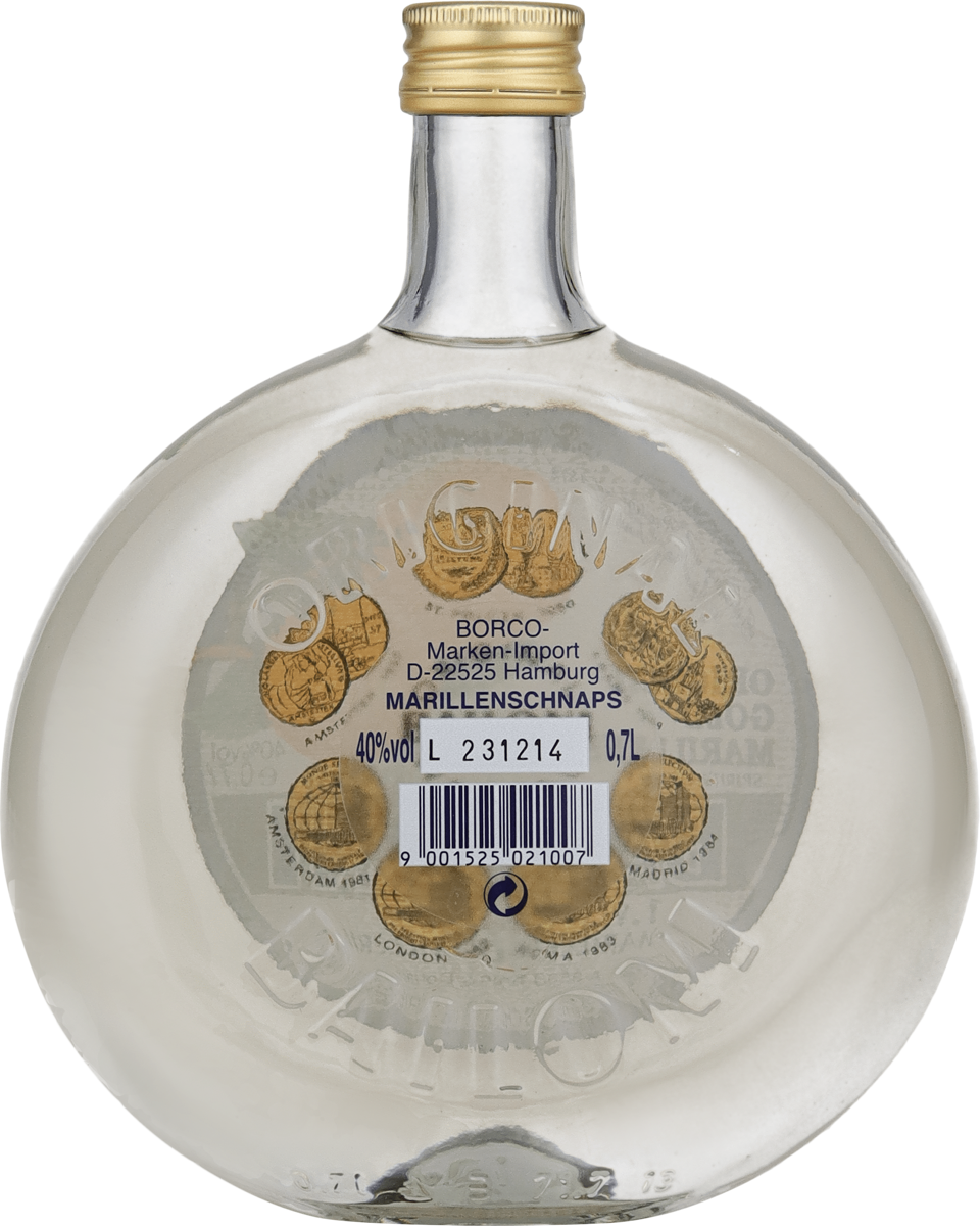 Bailoni Gold Marillenschnaps 40% vol. Spirituose aus der Wachau 0,7 l