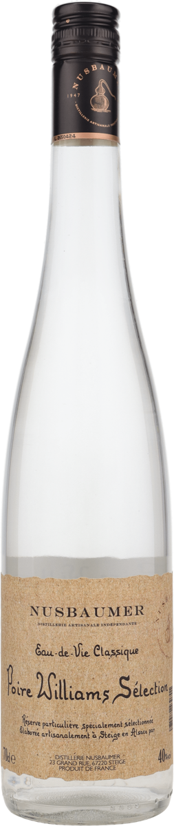 Nusbaumer Poire Williams 40% vol. Selection Eau-de-Vie 0,7 l