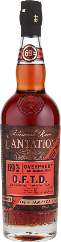 Rum Plantation Overproof Artisanal Barbados, Jamaica, Guyana 69% vol. 0,7 l