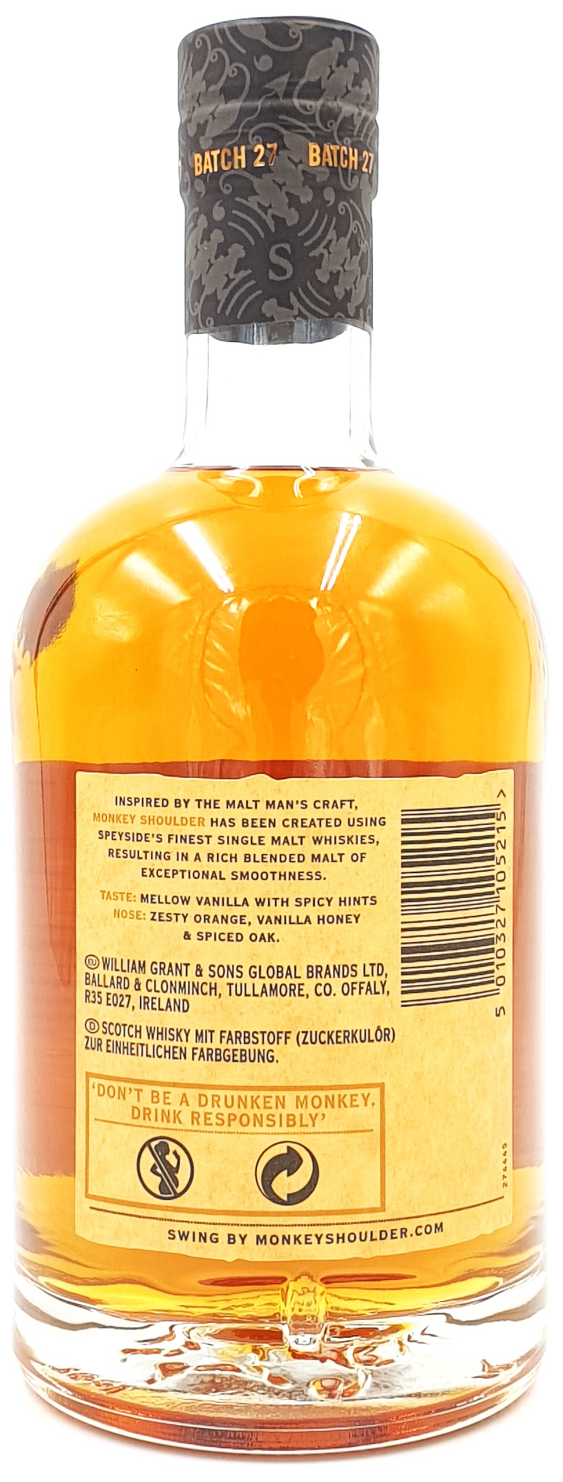 Monkey Shoulder 40% vol. Blended Scotch 0,7 l