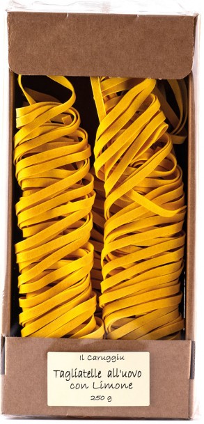 Il Caruggio Tagliatelle all 'uovo al Limone Pasta mit Ei und Zitrone Italien 250 g