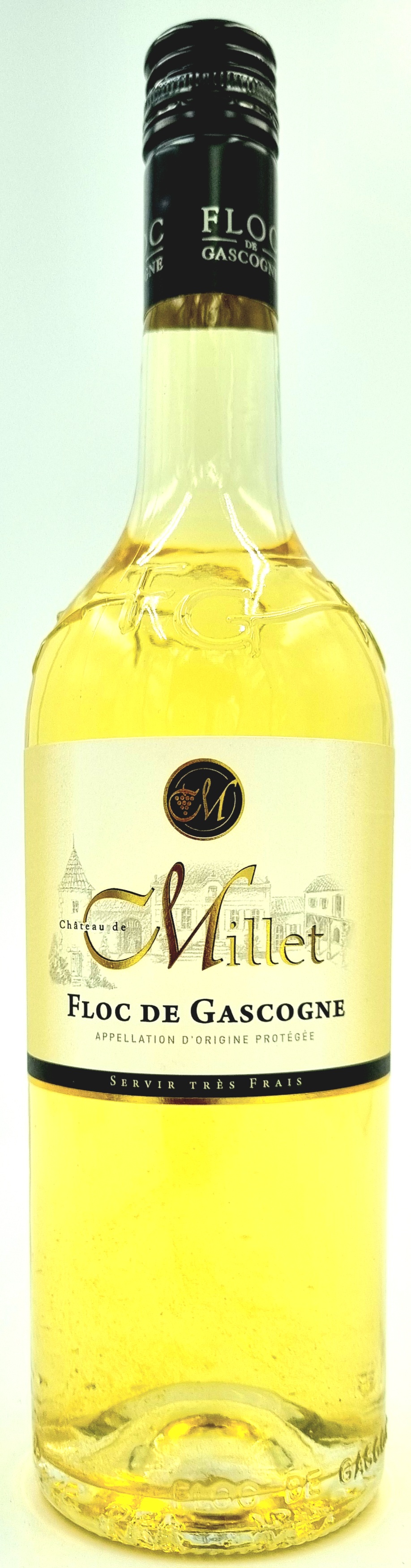 Domaine de Millet Floc de Gascogne Blanc süßer Vin de Liquer 16,5 % vol. Côtes de Gascogne 0,75 l