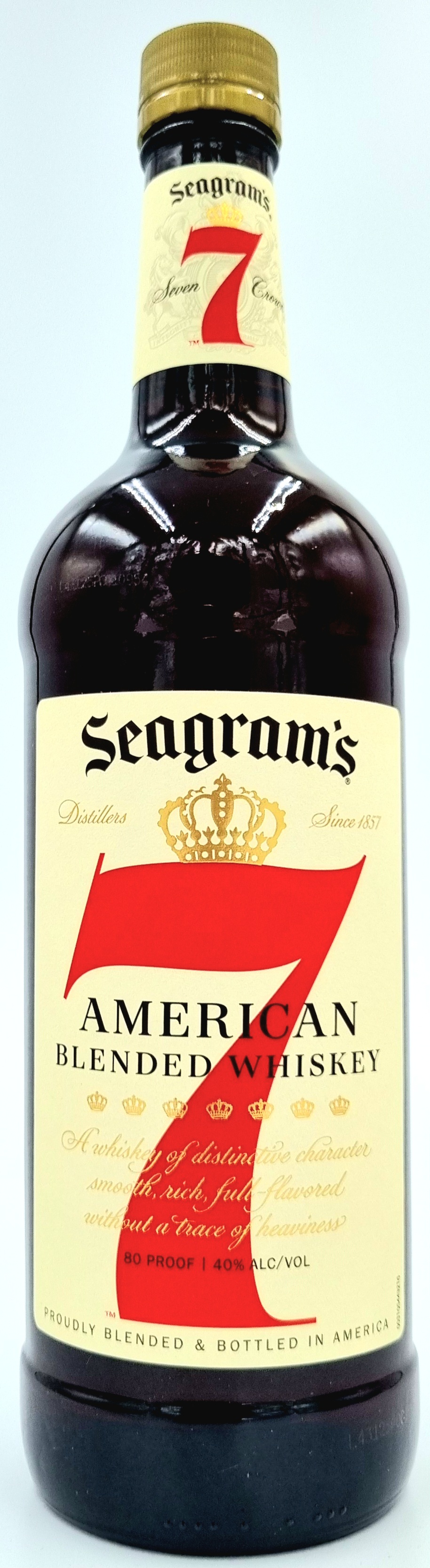 Seagram's Seven 7 Crown 40% vol. Amerikanischer Whisky 1,0l