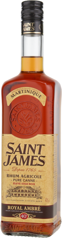 Saint James Royal Ambra 40% vol. Rhum Martinique 0,7 l