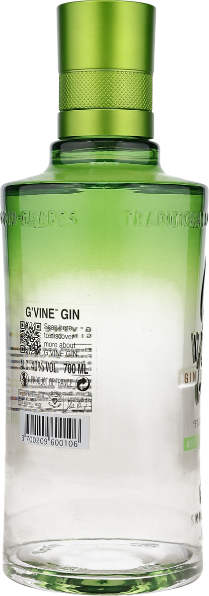 G-Vine Floraison Gin 40% vol. weich, fein, rund, nach Wiese mit Blumen 0,7l